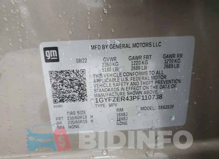 1GYFZER43PF110738 Photo# 14