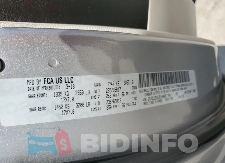 2C4RC1BG2JR150049 Photo# 14