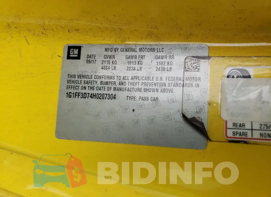 1G1FF3D74H0207304 Photo# 12