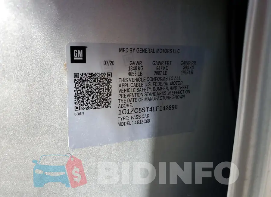 1G1ZC5ST4LF142896 Photo# 12