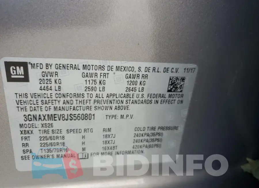 3GNAXMEV8JS560801 Photo# 12