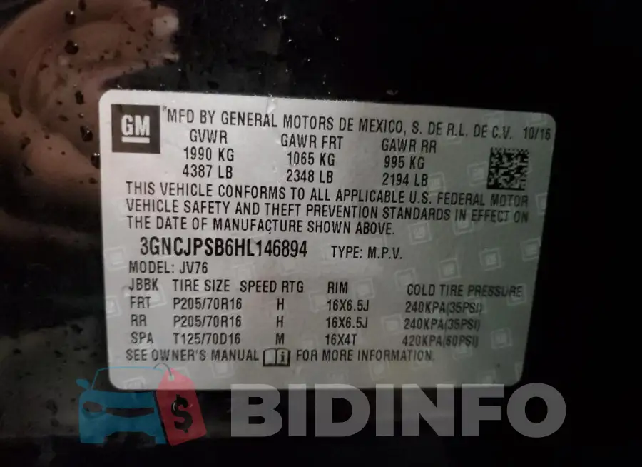 3GNCJPSB6HL146894 Photo# 14