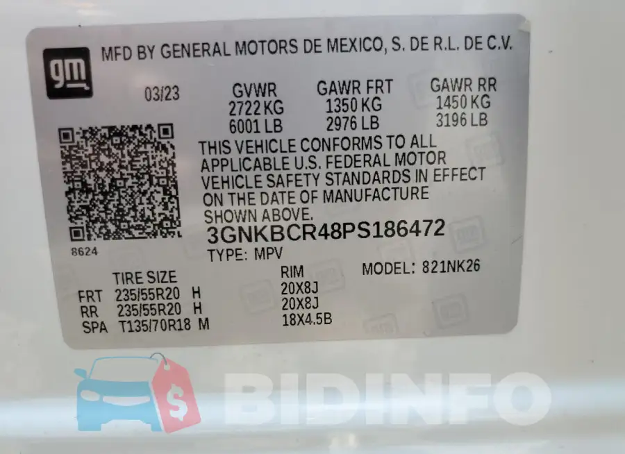3GNKBCR48PS186472 Photo# 12