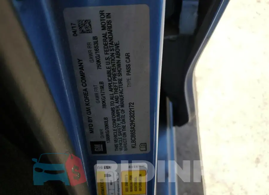 KL8CB6SA2HC822172 Photo# 12