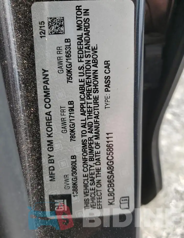 KL8CB6SA8GC586111 Photo# 12