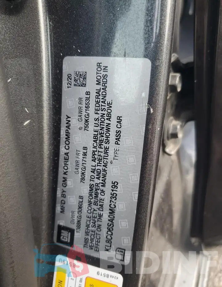 KL8CD6SA0MC735195 Photo# 12