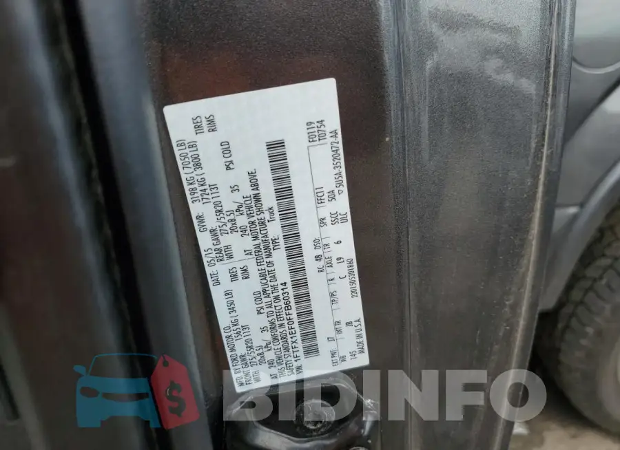 1FTFX1EF0FFB60314 Photo# 12