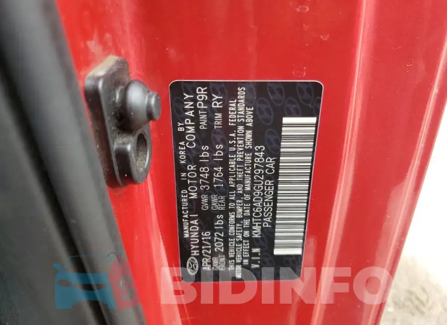 KMHTC6AD9GU297843 Photo# 13