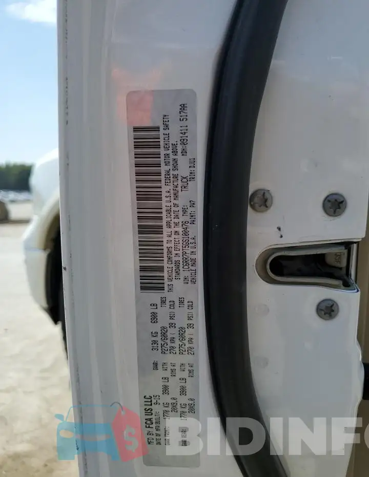 1C6RR7PT5GS100476 Photo# 12