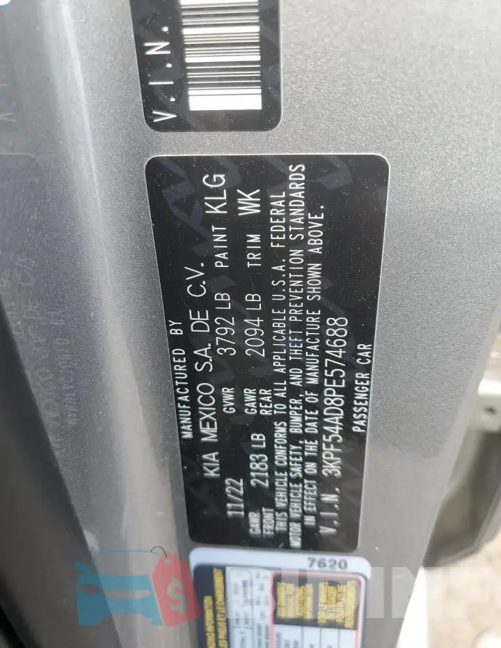 3KPF54AD8PE574688 Photo# 13