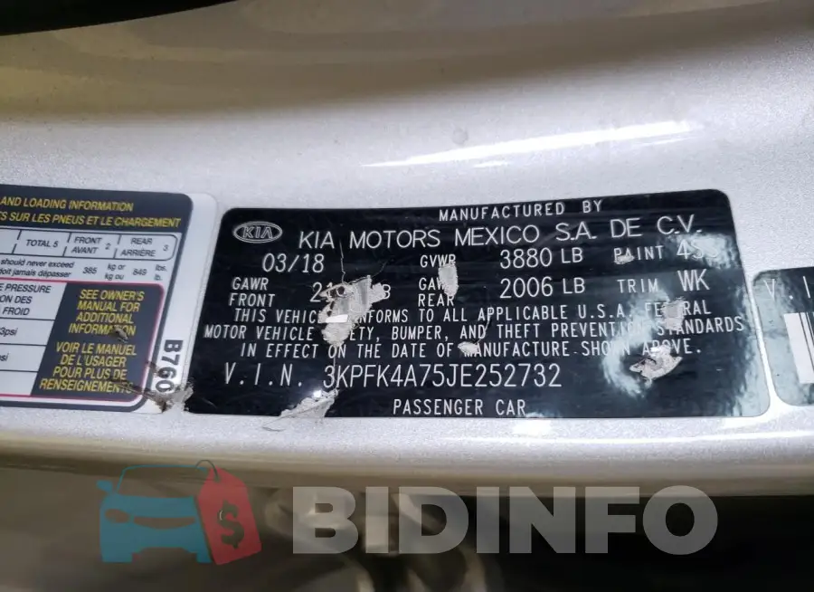 3KPFK4A75JE252732 Photo# 13