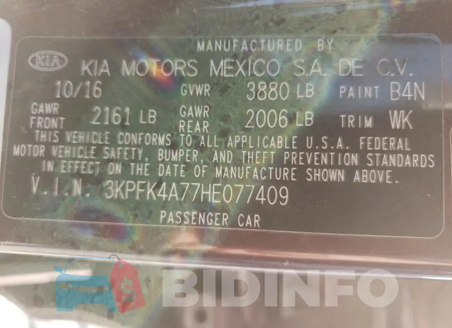 3KPFK4A77HE077409 Photo# 12