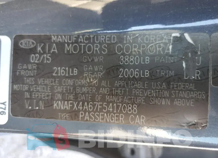KNAFX4A67F5417088 Photo# 12