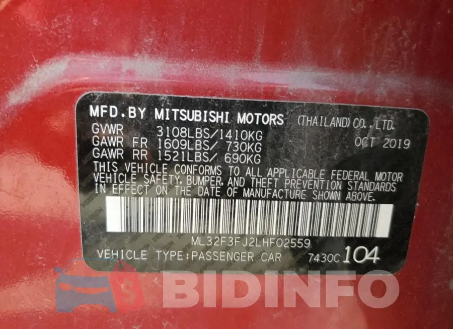 ML32F3FJ2LHF02559 Photo# 12
