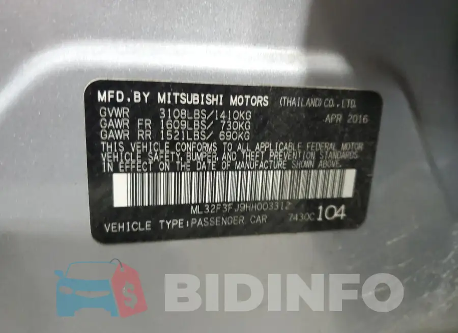 ML32F3FJ9HH003312 Photo# 12