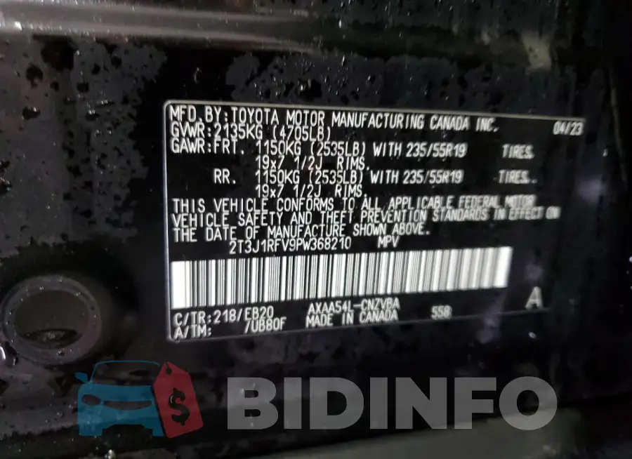 2T3J1RFV9PW368210 Photo# 13