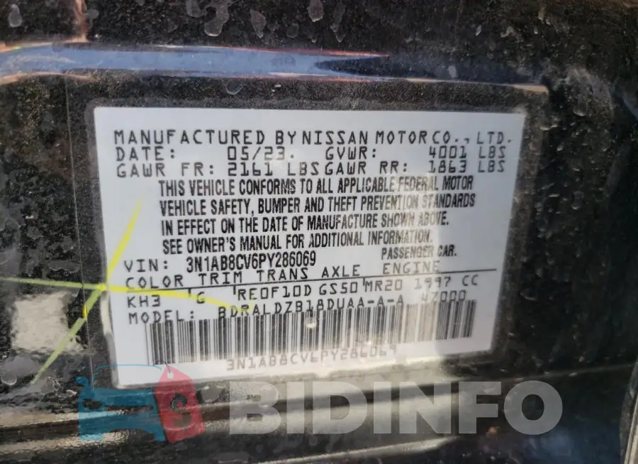 3N1AB8CV6PY286069 Photo# 12