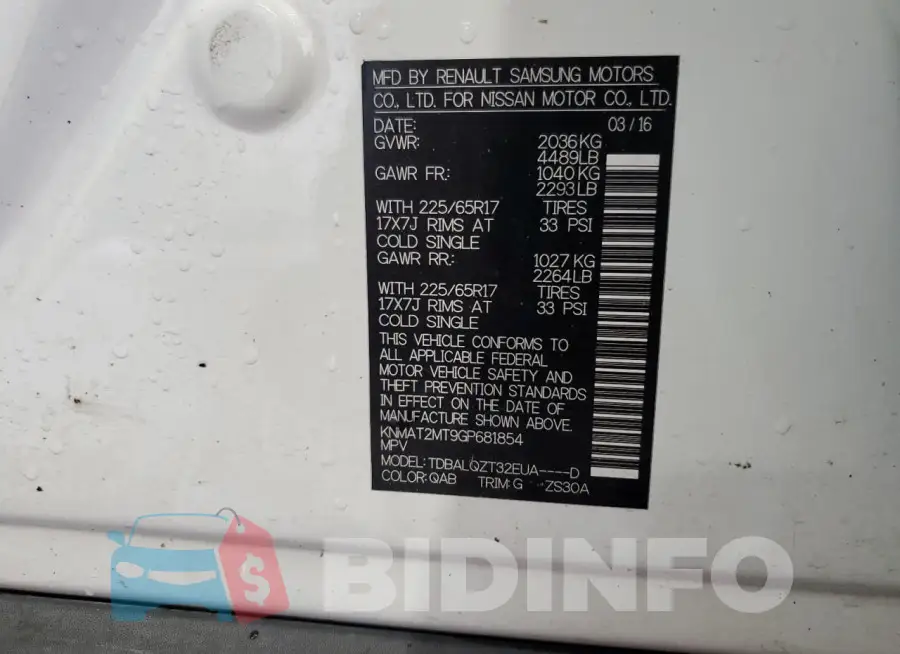 KNMAT2MT9GP681854 Photo# 13