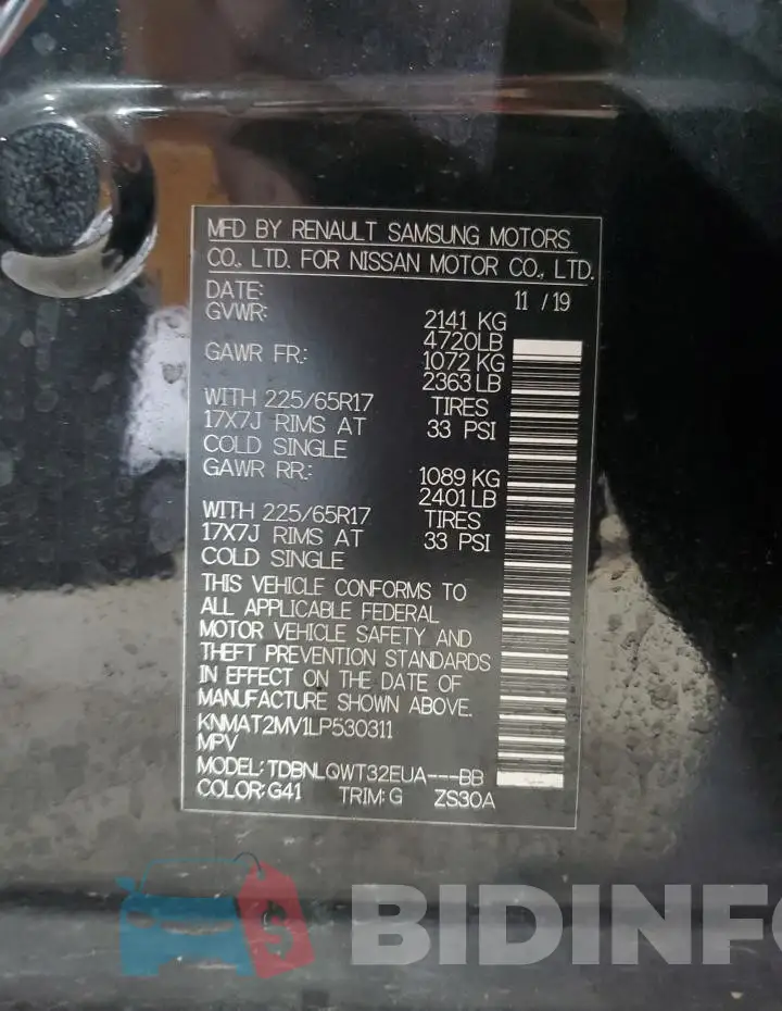 KNMAT2MV1LP530311 Photo# 14
