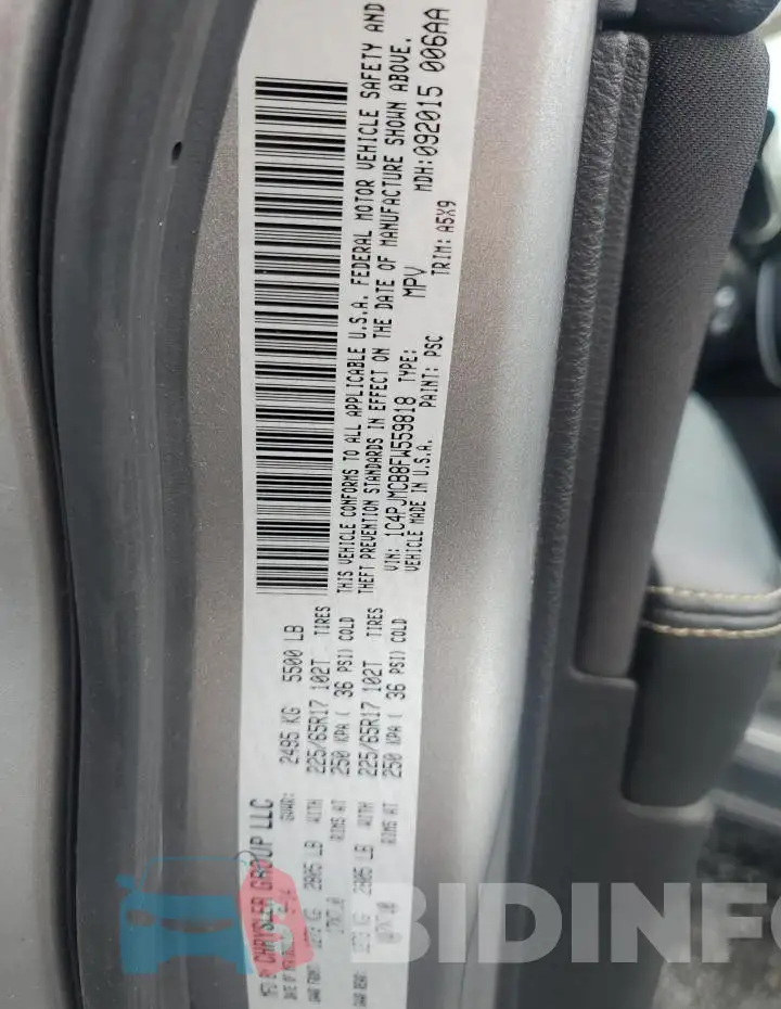 1C4PJMCB8FW559818 Photo# 12