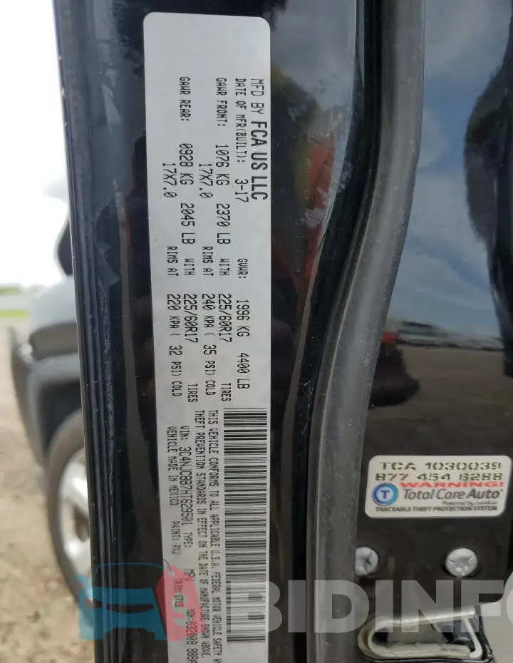 3C4NJCBB7HT629501 Photo# 12