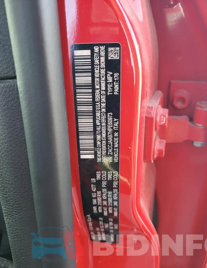 ZACCJAAB7HPE60973 Photo# 13