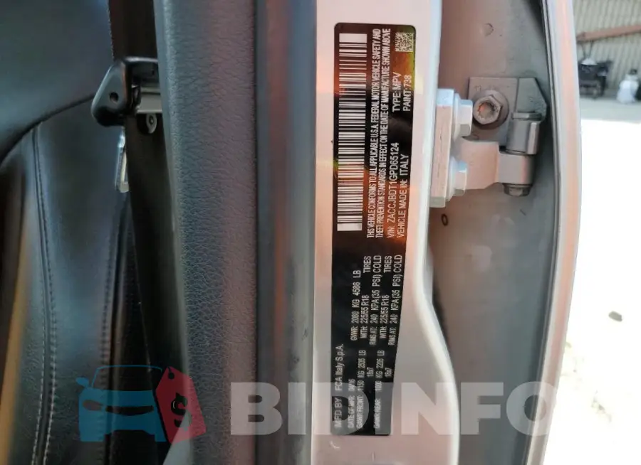 ZACCJBDT1GPD65124 Photo# 14