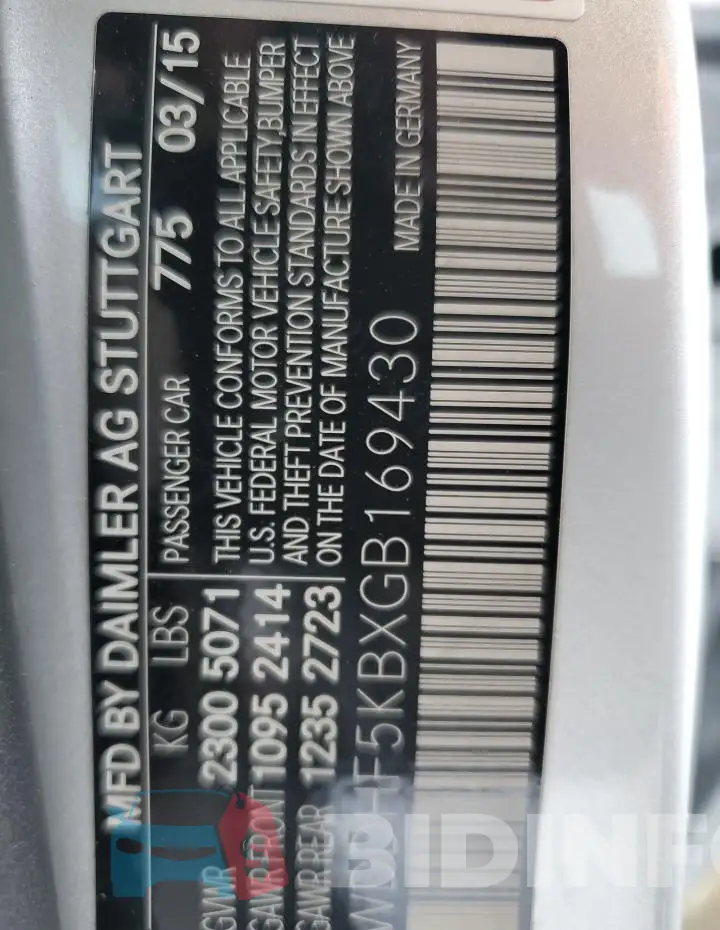 WDDHF5KBXGB169430 Photo# 12