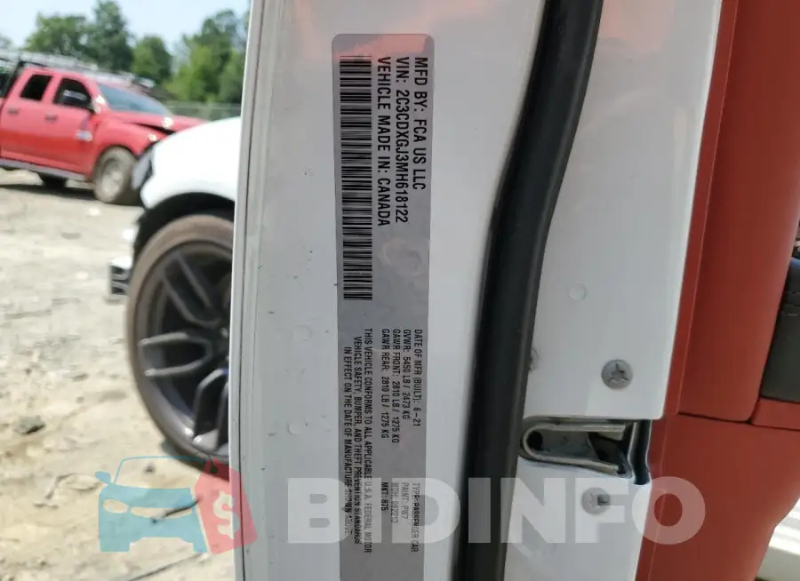 2C3CDXGJ3MH618122 Photo# 13