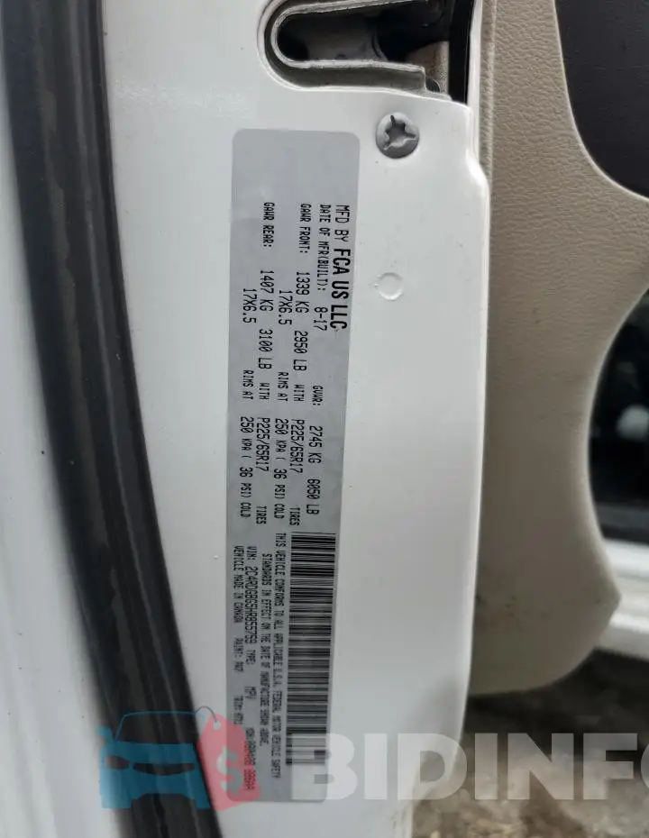 2C4RDGBG5HR855759 Photo# 13