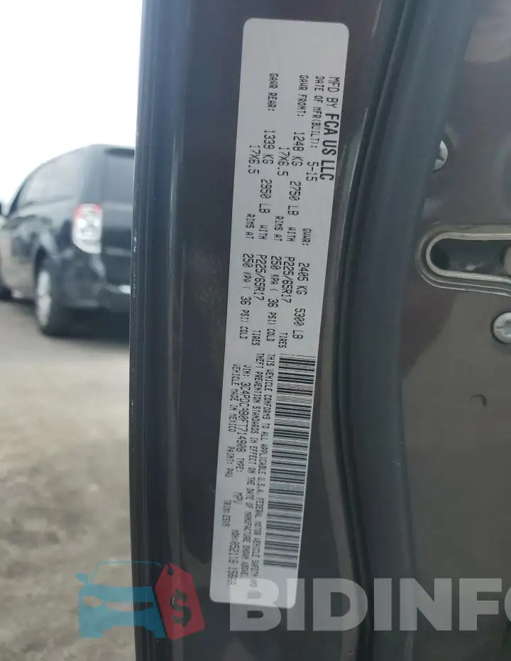 3C4PDCAB0FT714808 Photo# 13
