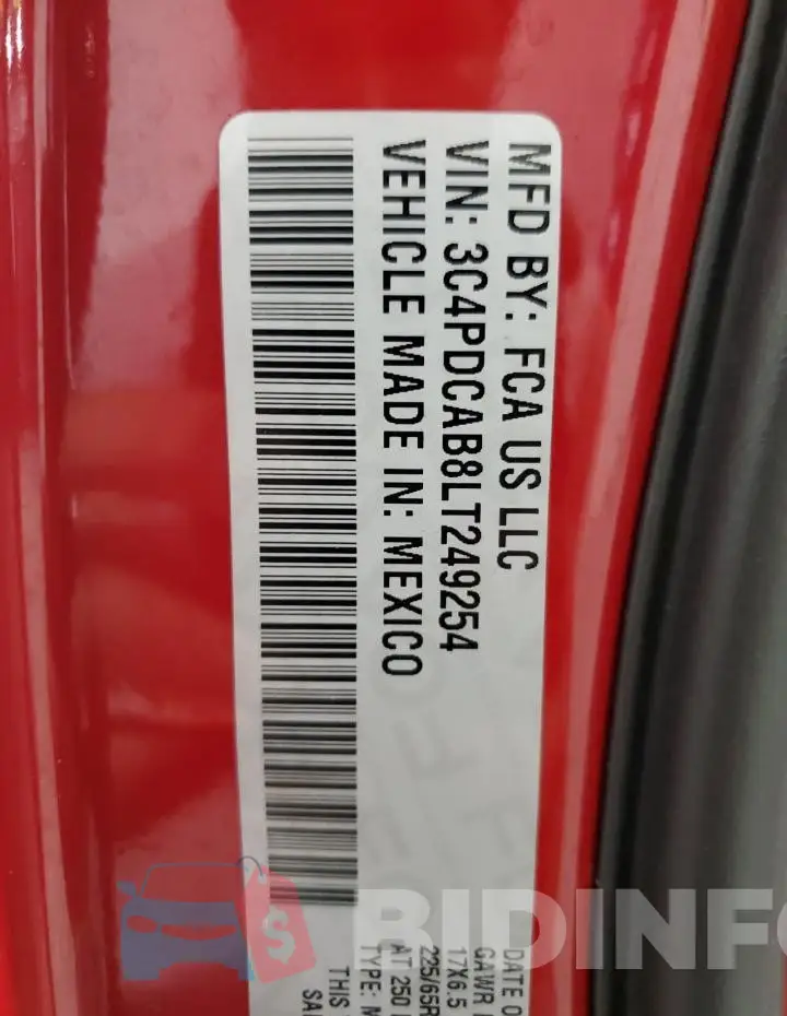 3C4PDCAB8LT249254 Photo# 13