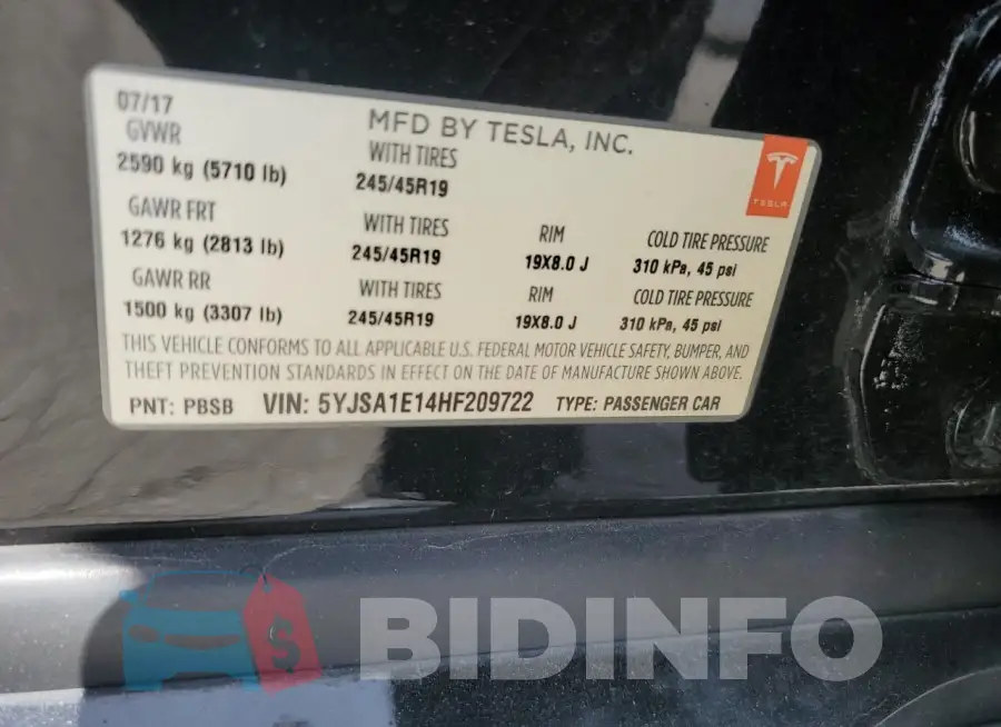 5YJSA1E14HF209722 Photo# 12