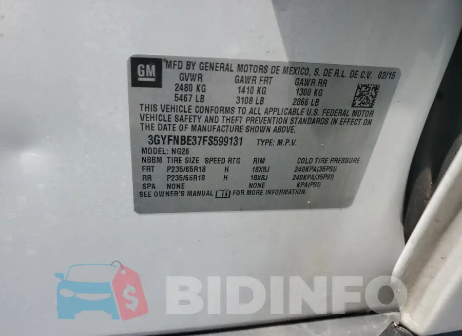 3GYFNBE37FS599131 Photo# 13
