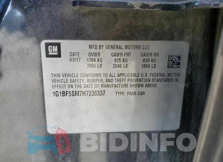 1G1BF5SM7H7236337 Photo# 12