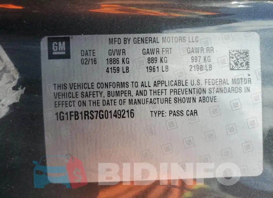 1G1FB1RS7G0149216 Photo# 12