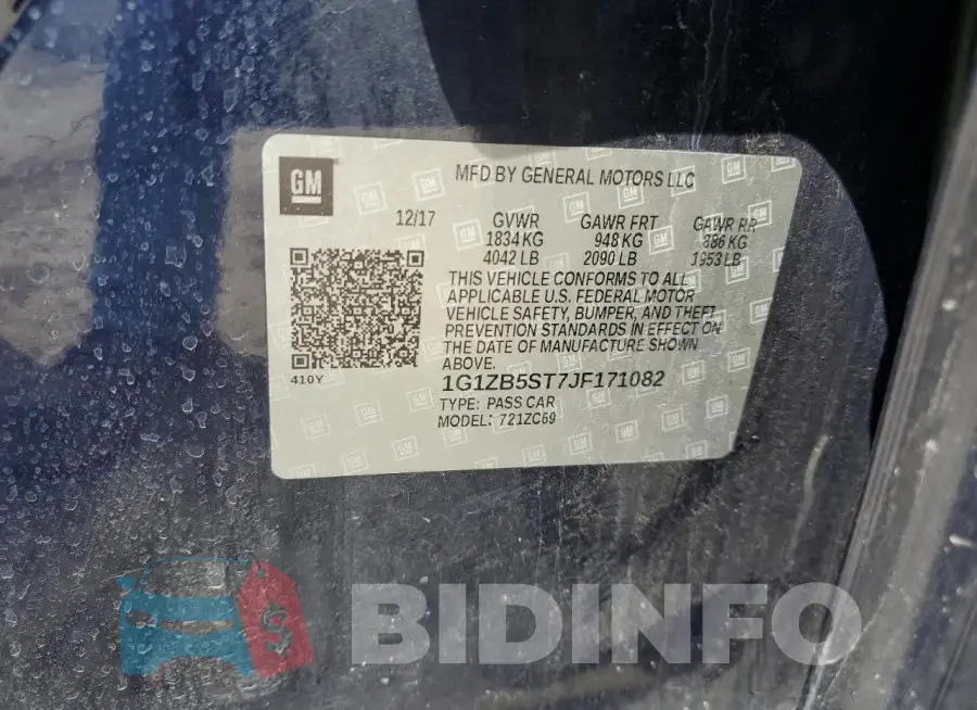 1G1ZB5ST7JF171082 Photo# 12
