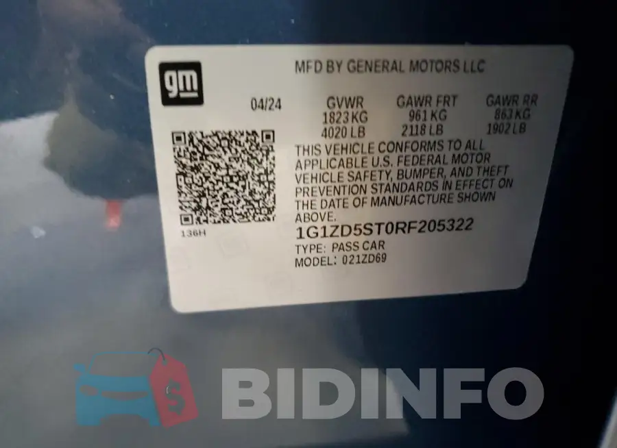 1G1ZD5ST0RF205322 Photo# 13