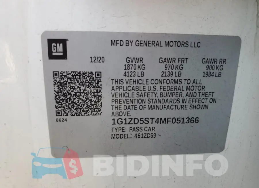 1G1ZD5ST4MF051366 Photo# 12