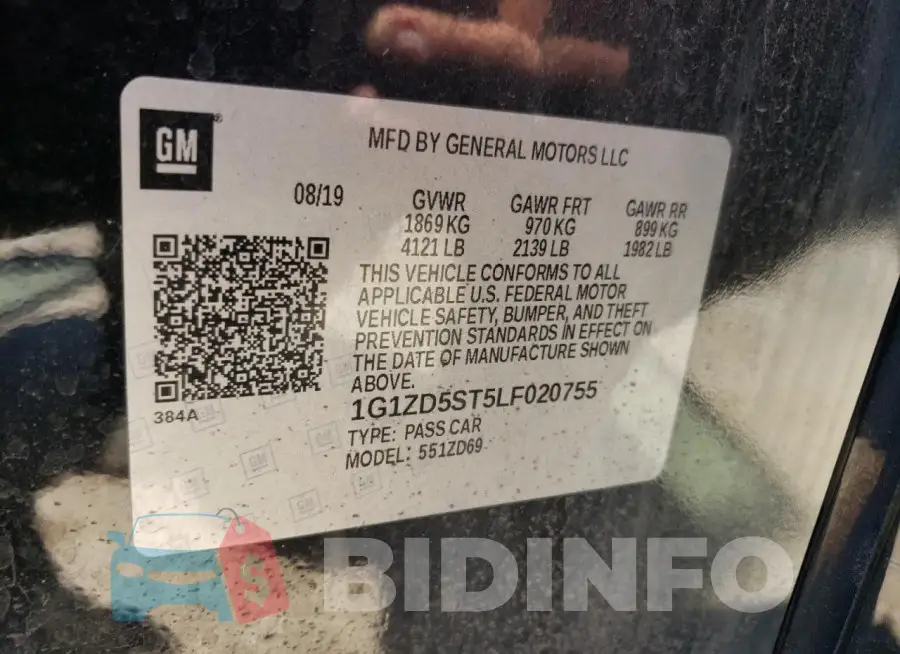 1G1ZD5ST5LF020755 Photo# 12