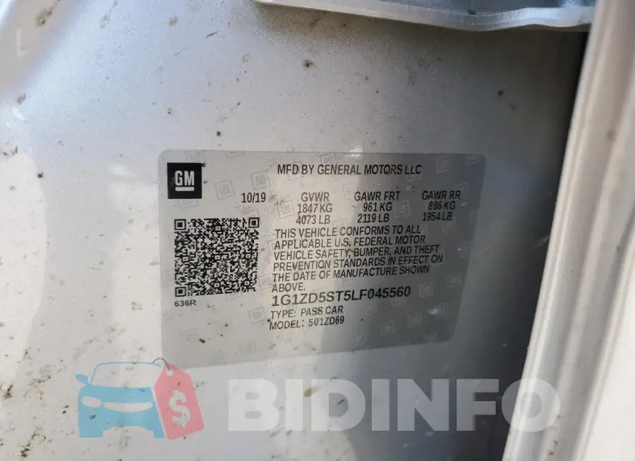 1G1ZD5ST5LF045560 Photo# 12