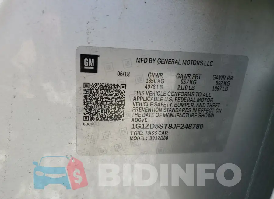 1G1ZD5ST8JF248780 Photo# 13