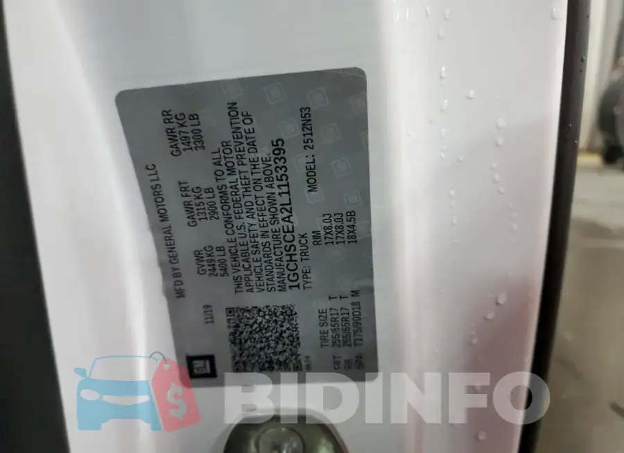 1GCHSCEA2L1153395 Photo# 12