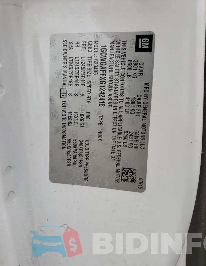1GCWGAFFXG1242418 Photo# 13
