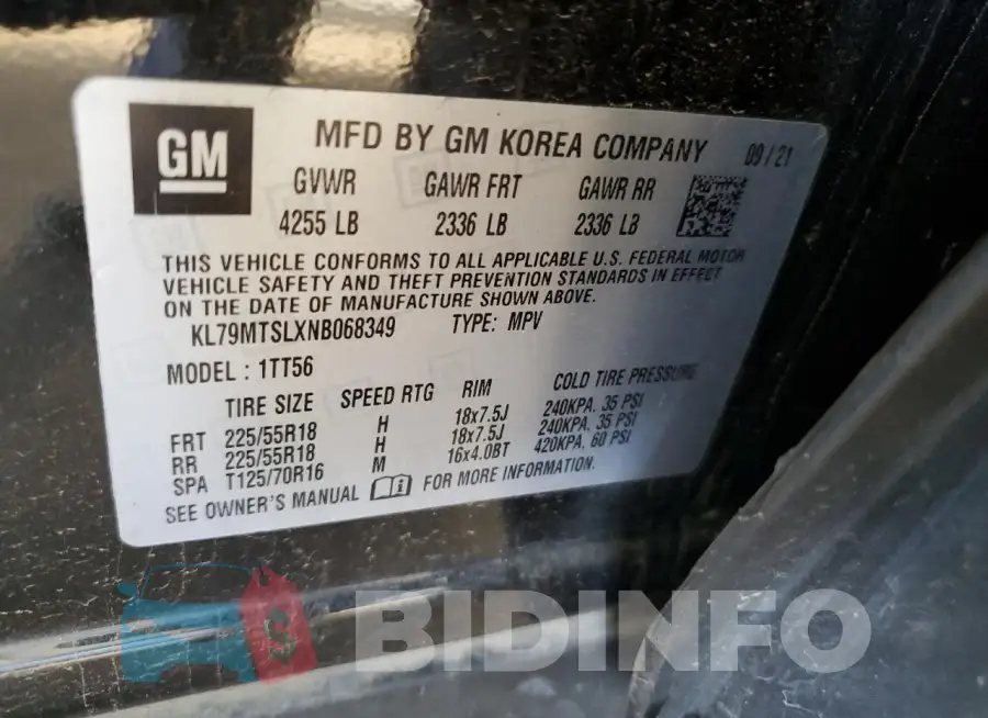 KL79MTSLXNB068349 Photo# 13