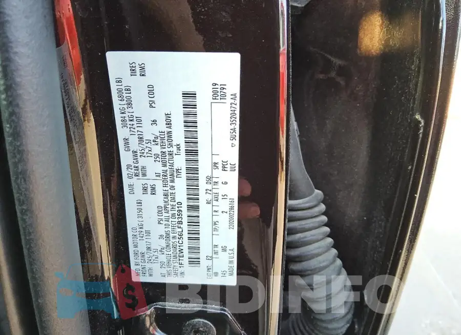 1FTEW1C56LFB35910 Photo# 12
