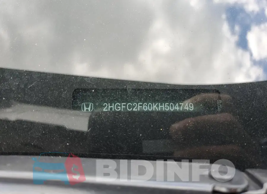 2HGFC2F60KH504749 Photo# 12