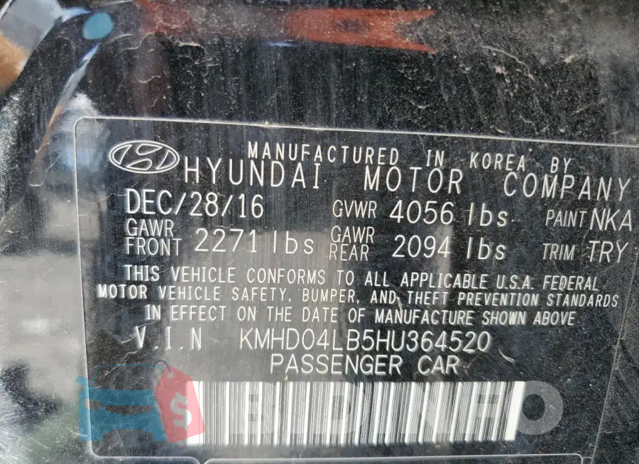 KMHD04LB5HU364520 Photo# 12