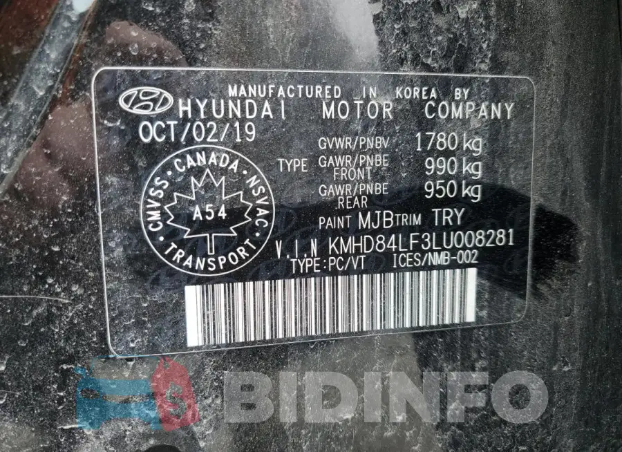 KMHD84LF3LU008281 Photo# 12