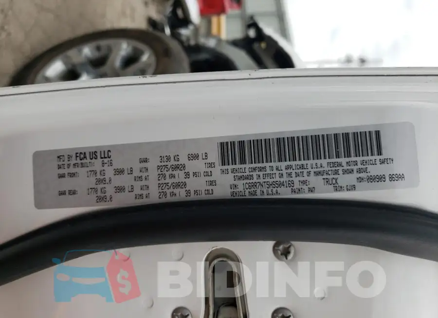 1C6RR7NT5HS504169 Photo# 13